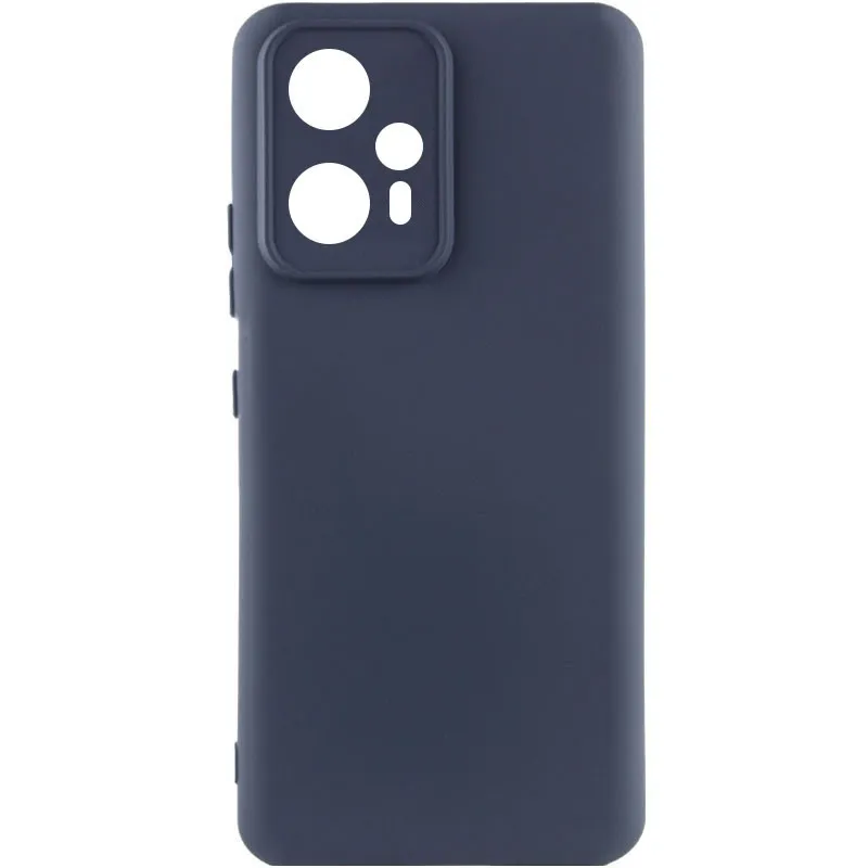 Чохол Silicone Cover Lakshmi Full Camera для Xiaomi Redmi Note 12T Pro Синій / Midnight Blue