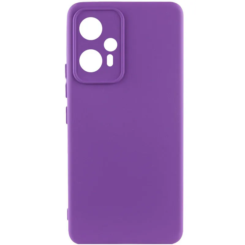 Чохол Silicone Cover Lakshmi Full Camera для Xiaomi Redmi Note 12T Pro Фіолетовий / Purple