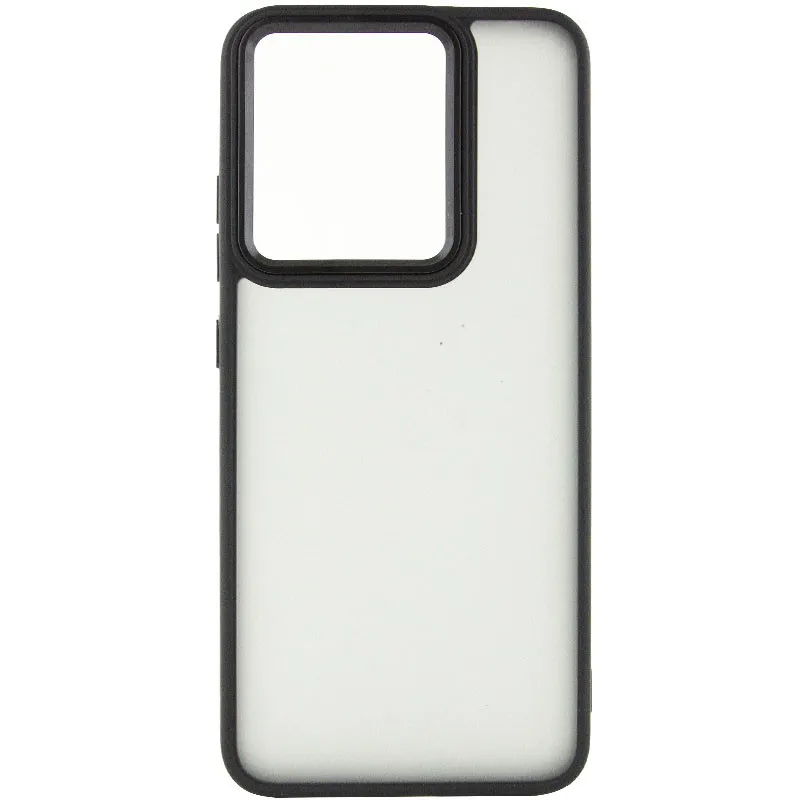 Чохол TPU+PC Lyon Frosted для Xiaomi Redmi 12C Black — фото 3