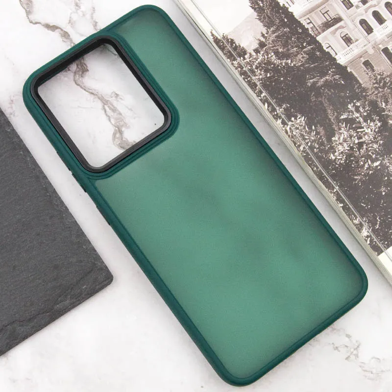 Чохол TPU+PC Lyon Frosted для Xiaomi Redmi 12C Green — фото 4
