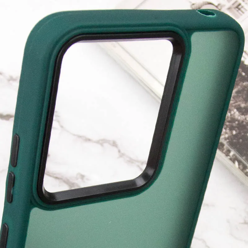 Чохол TPU+PC Lyon Frosted для Xiaomi Redmi 12C Green — фото 5