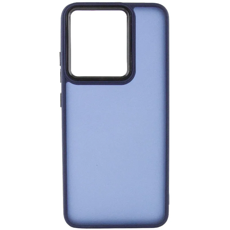 Чохол TPU+PC Lyon Frosted для Xiaomi Redmi 12C Navy Blue — фото 2