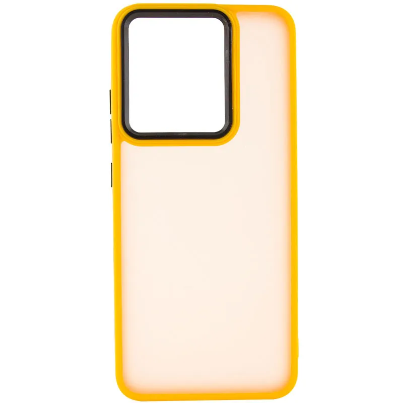 Чохол TPU+PC Lyon Frosted для Xiaomi Redmi 12C Orange — фото 3