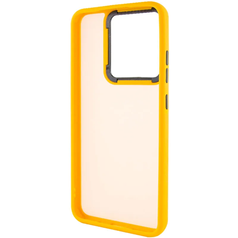 Чохол TPU+PC Lyon Frosted для Xiaomi Redmi 12C Orange — фото 4
