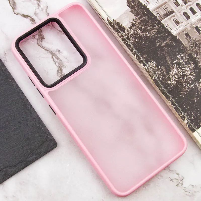 Чохол TPU+PC Lyon Frosted для Xiaomi Redmi 12C Pink — фото 5
