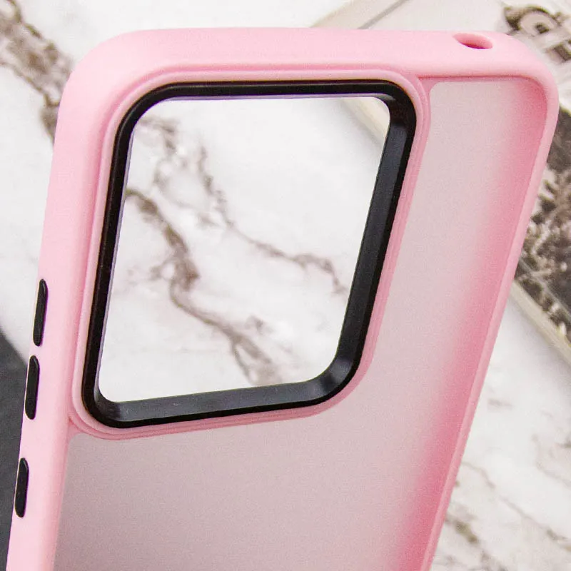 Чохол TPU+PC Lyon Frosted для Xiaomi Redmi 12C Pink — фото 5