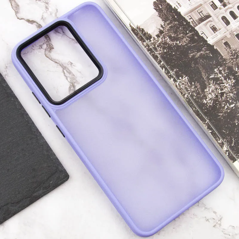 Чохол TPU+PC Lyon Frosted для Xiaomi Redmi 12C Purple — фото 5