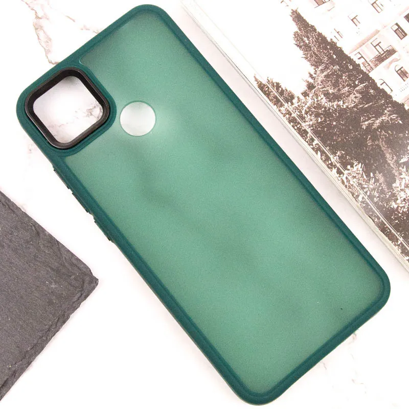 Чохол TPU+PC Lyon Frosted для Xiaomi Redmi 9C Green — фото 5