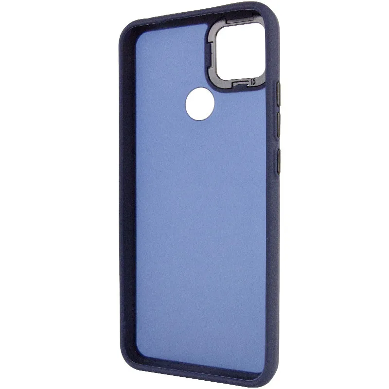 Чохол TPU+PC Lyon Frosted для Xiaomi Redmi 9C Navy Blue — фото 4