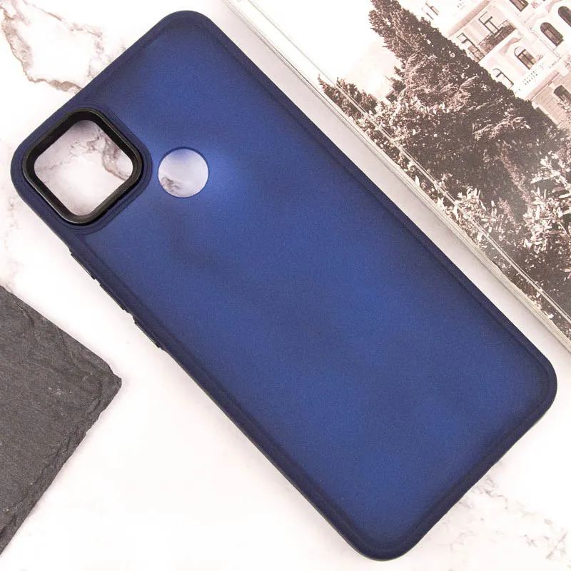 Чохол TPU+PC Lyon Frosted для Xiaomi Redmi 9C Navy Blue — фото 5