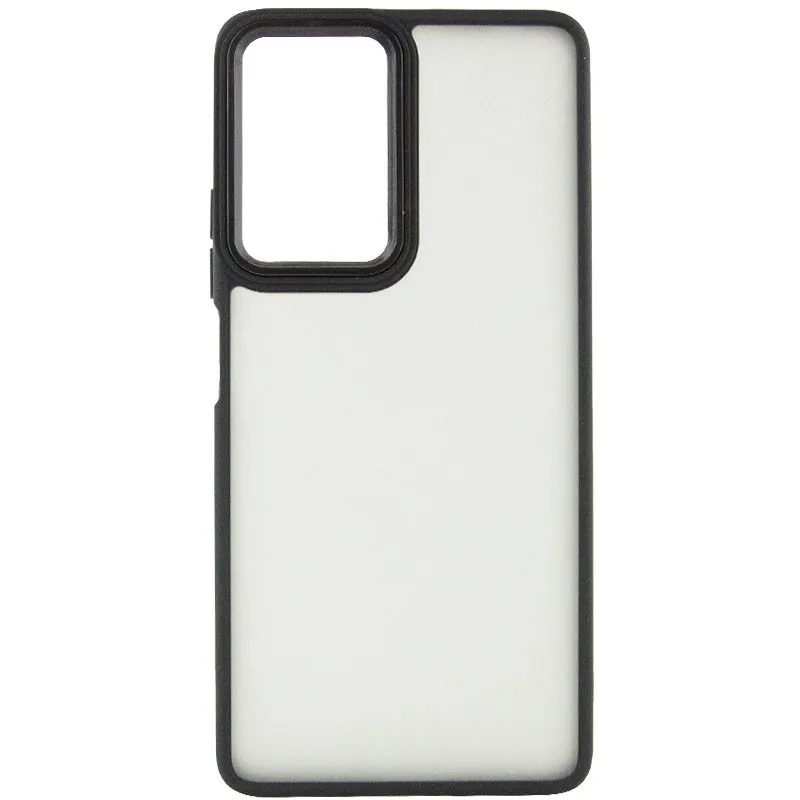 Чохол TPU+PC Lyon Frosted для Xiaomi Redmi Note 10 Pro / 10 Pro Max Black — фото 3