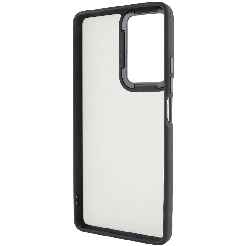 Чохол TPU+PC Lyon Frosted для Xiaomi Redmi Note 10 Pro / 10 Pro Max Black — фото 4