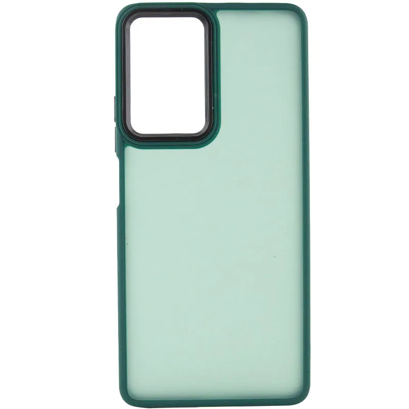 Чохол TPU+PC Lyon Frosted для Xiaomi Redmi Note 10 Pro / 10 Pro Max Green — фото 2