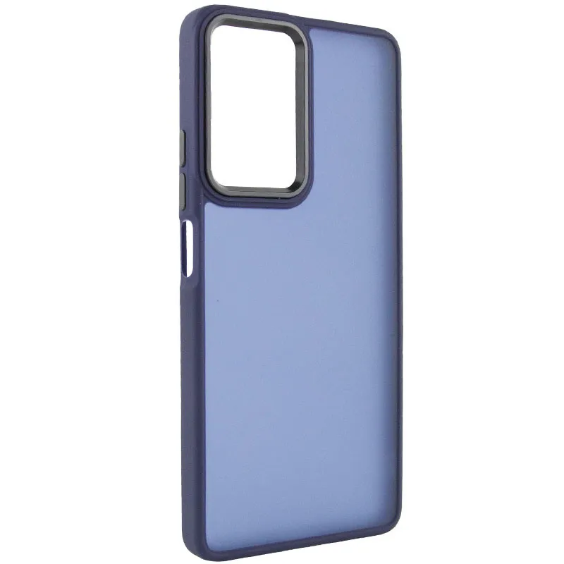 Чохол TPU+PC Lyon Frosted для Xiaomi Redmi Note 10 Pro / 10 Pro Max Navy Blue