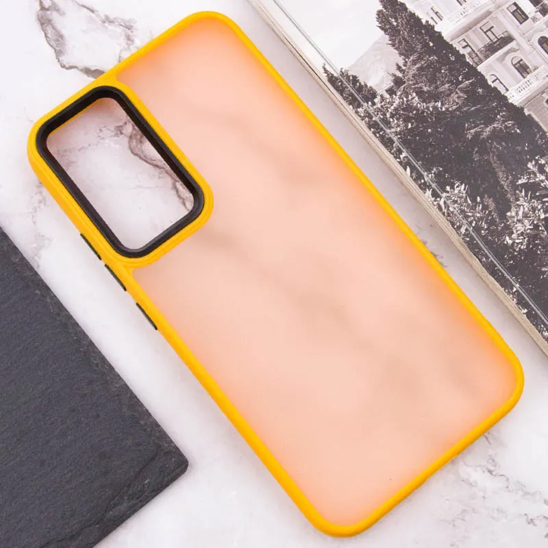 Чохол TPU+PC Lyon Frosted для Xiaomi Redmi Note 12 Pro 5G Orange — фото 5