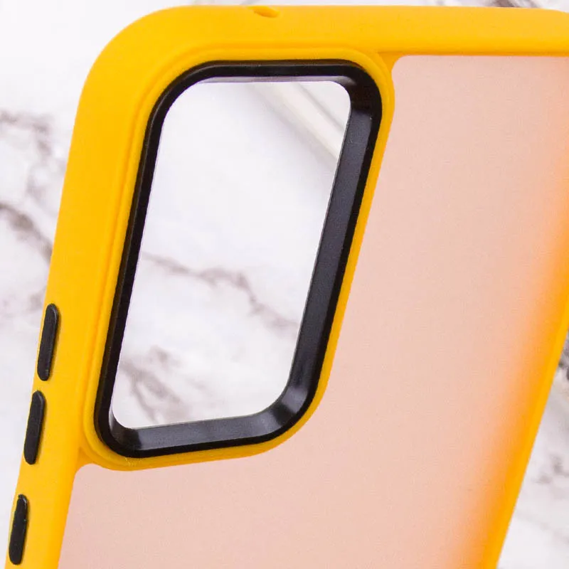 Чохол TPU+PC Lyon Frosted для Xiaomi Redmi Note 12 Pro 5G Orange — фото 5