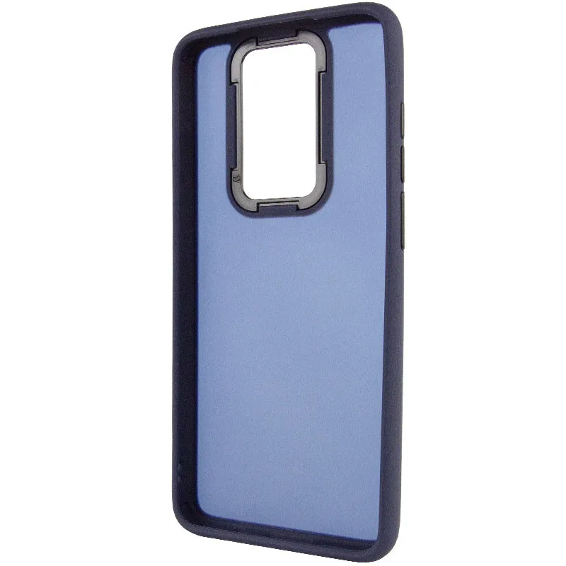 Чохол TPU+PC Lyon Frosted для Xiaomi Redmi Note 8 Pro Navy Blue — фото 4