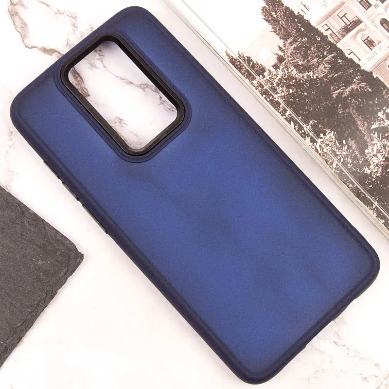 Чохол TPU+PC Lyon Frosted для Xiaomi Redmi Note 8 Pro Navy Blue — фото 5