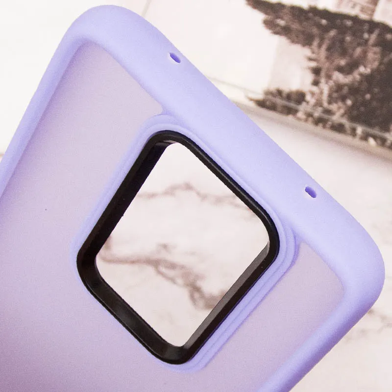 Чохол TPU+PC Lyon Frosted для Xiaomi Redmi Note 8 Pro Purple — фото 5