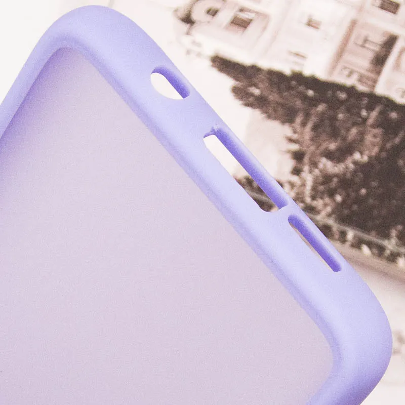Чохол TPU+PC Lyon Frosted для Xiaomi Redmi Note 8 Pro Purple — фото 6