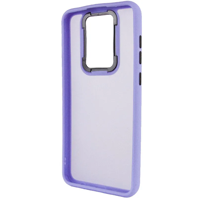 Чохол TPU+PC Lyon Frosted для Xiaomi Redmi Note 9 / Redmi 10X Purple — фото 4