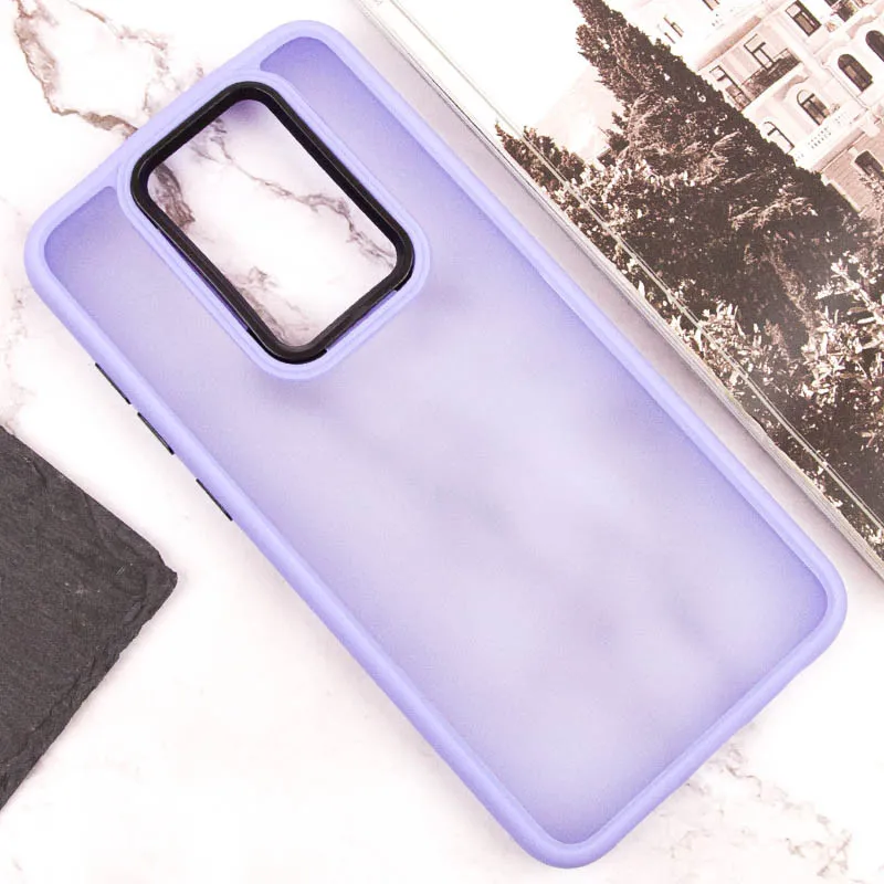 Чохол TPU+PC Lyon Frosted для Xiaomi Redmi Note 9 / Redmi 10X Purple — фото 5