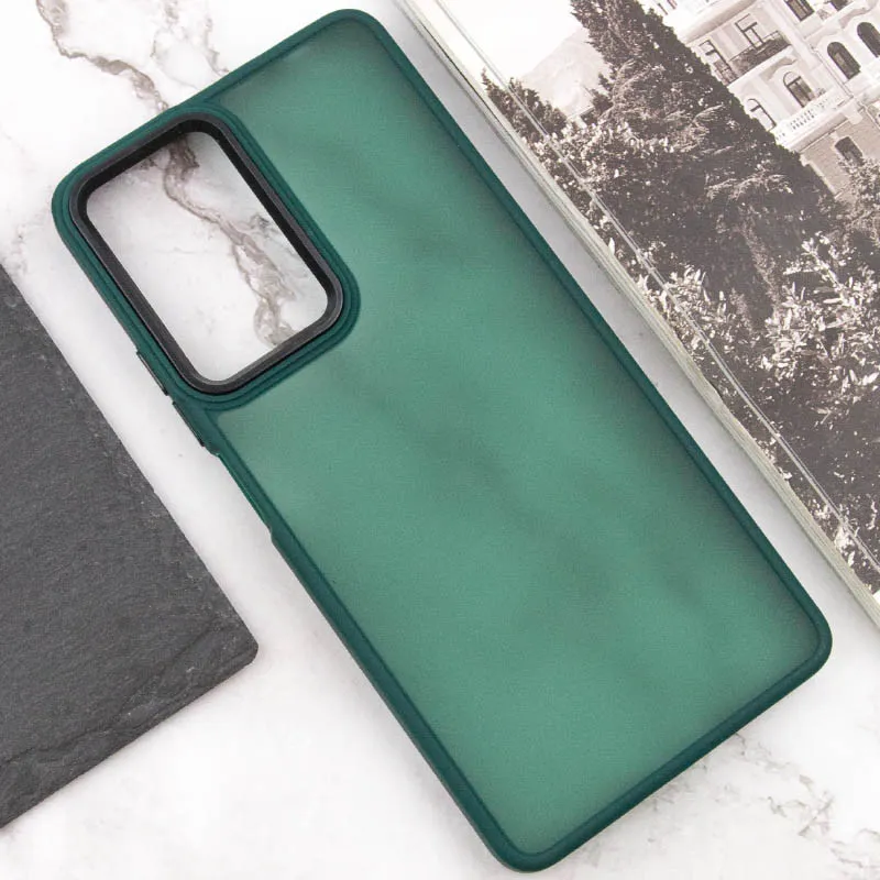 Чохол TPU+PC Lyon Frosted для Xiaomi Poco F5 Pro Green — фото 4