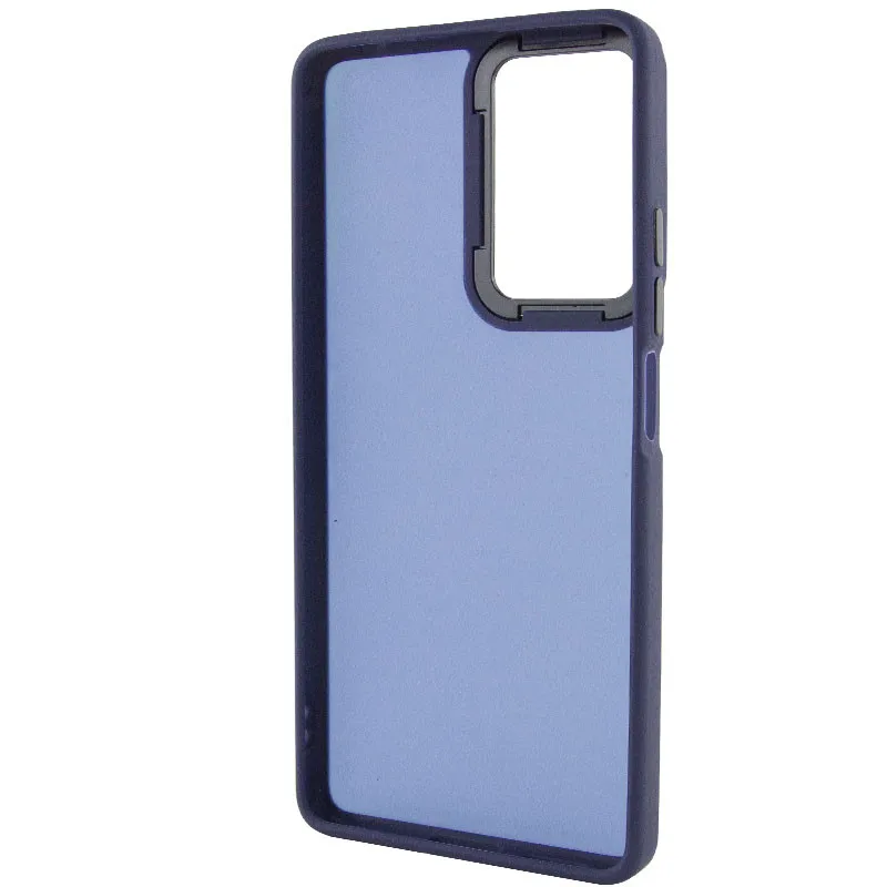 Чохол TPU+PC Lyon Frosted для Xiaomi Poco F5 Pro Navy Blue — фото 3