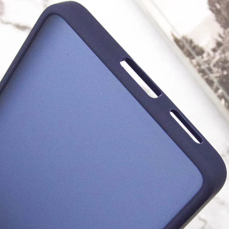 Чохол TPU+PC Lyon Frosted для Xiaomi Poco F5 Pro Navy Blue — фото 6