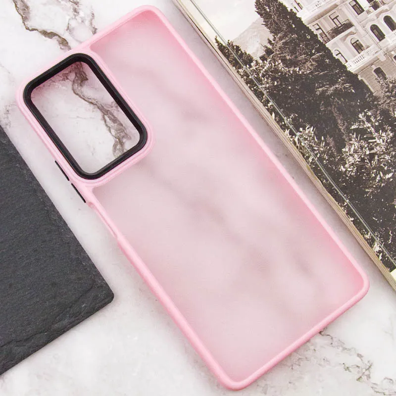 Чохол TPU+PC Lyon Frosted для Xiaomi Poco F5 Pro Pink — фото 4