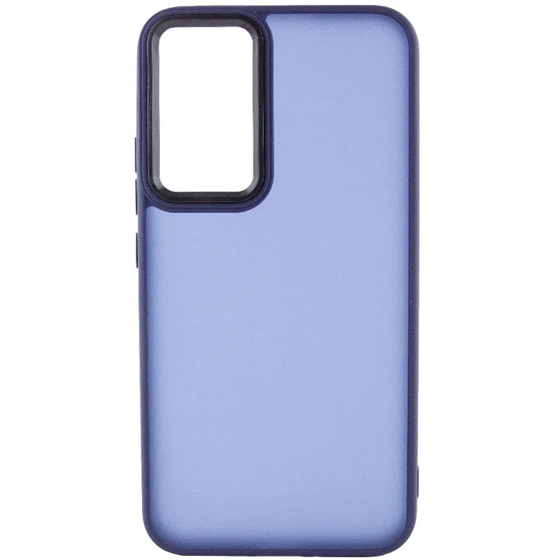 Чохол TPU+PC Lyon Frosted для Xiaomi Redmi Note 12 5G Navy Blue — фото 2