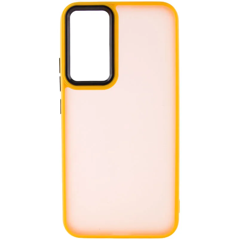 Чохол TPU+PC Lyon Frosted для Xiaomi Redmi Note 12 5G Orange — фото 4