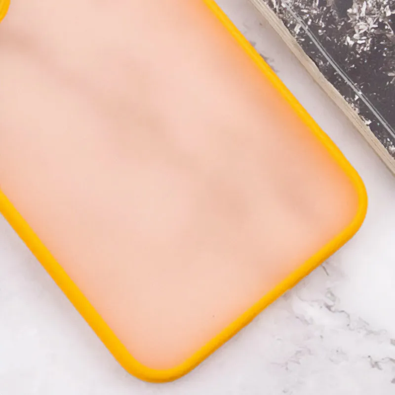 Чохол TPU+PC Lyon Frosted для Xiaomi Redmi Note 12 5G Orange — фото 5
