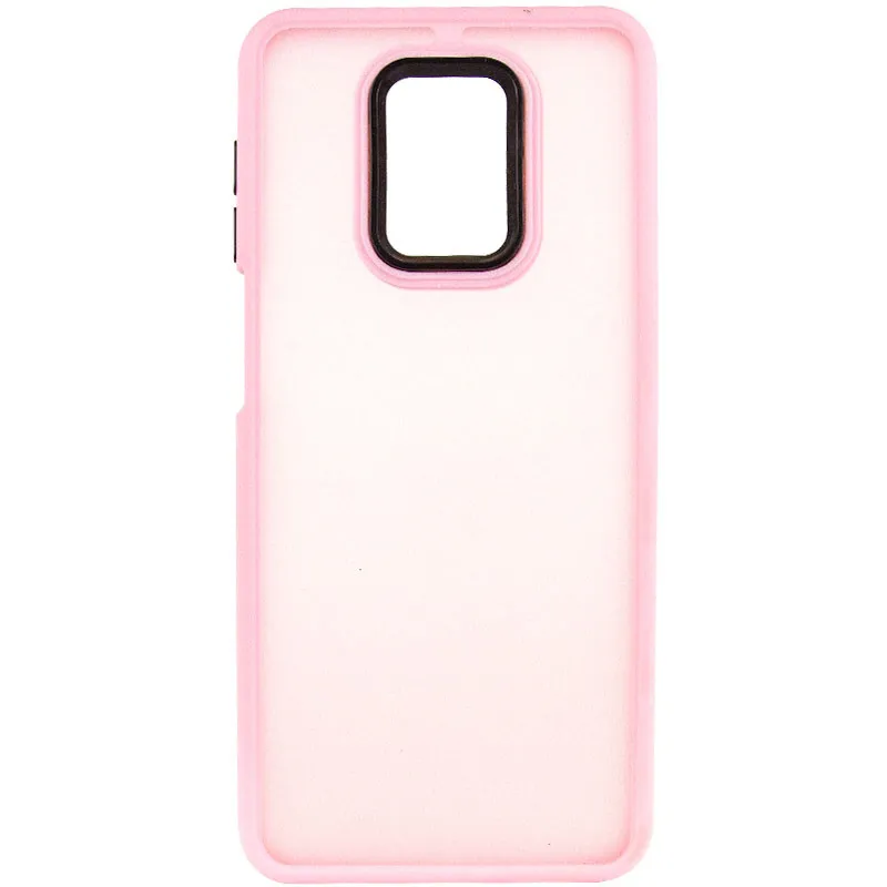 Чохол TPU+PC Lyon Frosted для Xiaomi Redmi Note 9s / Note 9 Pro / Note 9 Pro Max Pink — фото 3