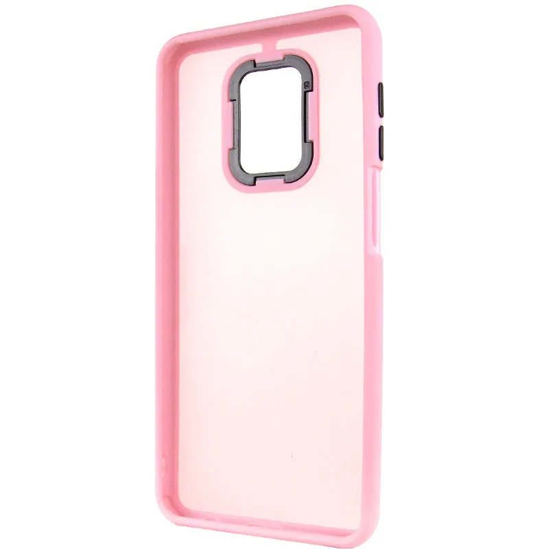 Чохол TPU+PC Lyon Frosted для Xiaomi Redmi Note 9s / Note 9 Pro / Note 9 Pro Max Pink — фото 4