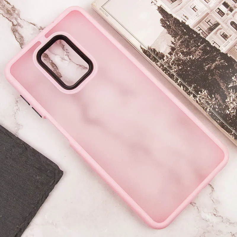 Чохол TPU+PC Lyon Frosted для Xiaomi Redmi Note 9s / Note 9 Pro / Note 9 Pro Max Pink — фото 5