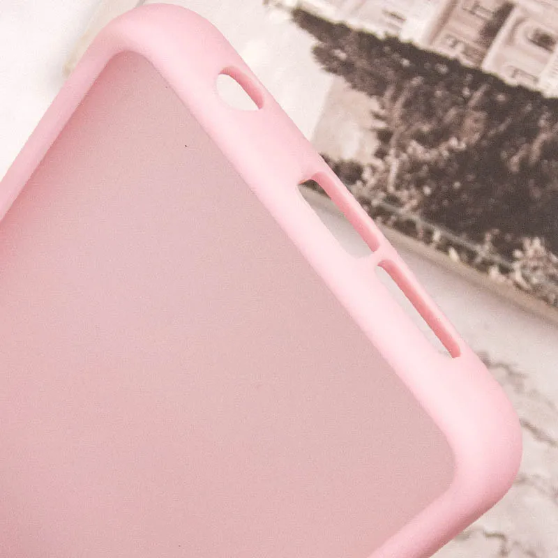 Чохол TPU+PC Lyon Frosted для Xiaomi Redmi Note 9s / Note 9 Pro / Note 9 Pro Max Pink — фото 6