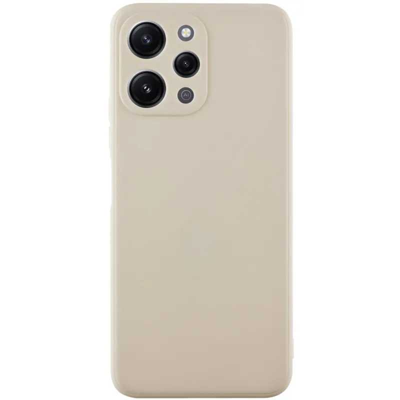 Силіконовий чохол Candy Full Camera для Xiaomi Redmi 12 Бежевий / Antique White