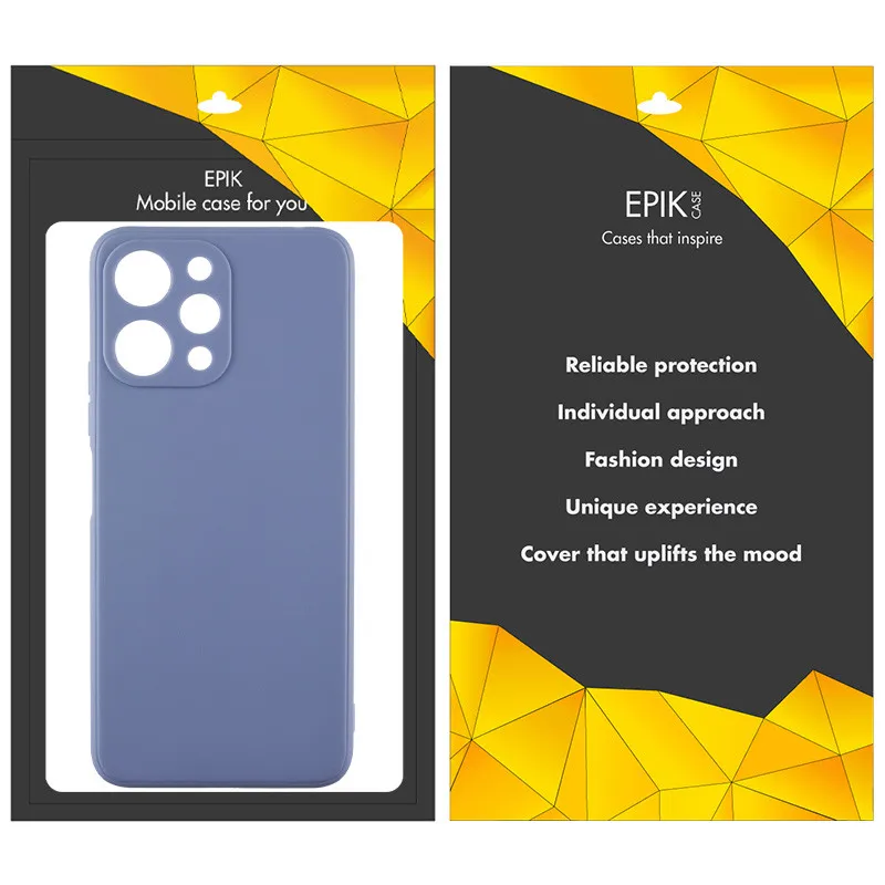 Силіконовий чохол Candy Full Camera для Xiaomi Redmi 12 Блакитний / Mist blue — фото 7