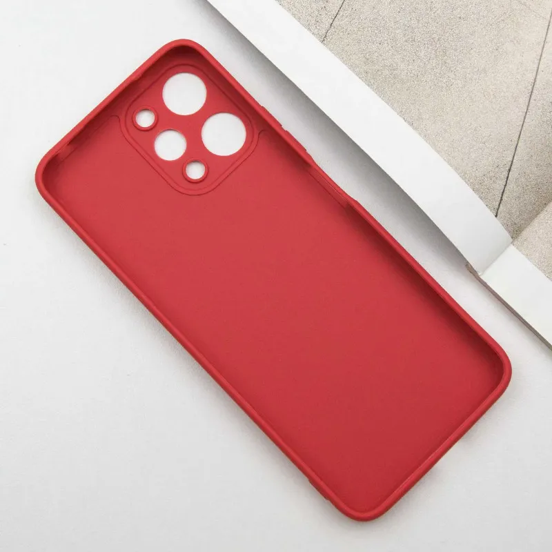 Силіконовий чохол Candy Full Camera для Xiaomi Redmi 12 Червоний / Camellia — фото 4