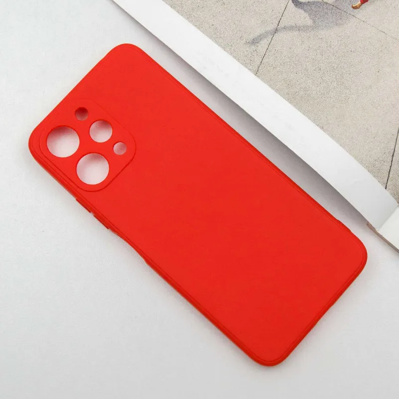 Силіконовий чохол Candy Full Camera для Xiaomi Redmi 12 Червоний / Red — фото 3