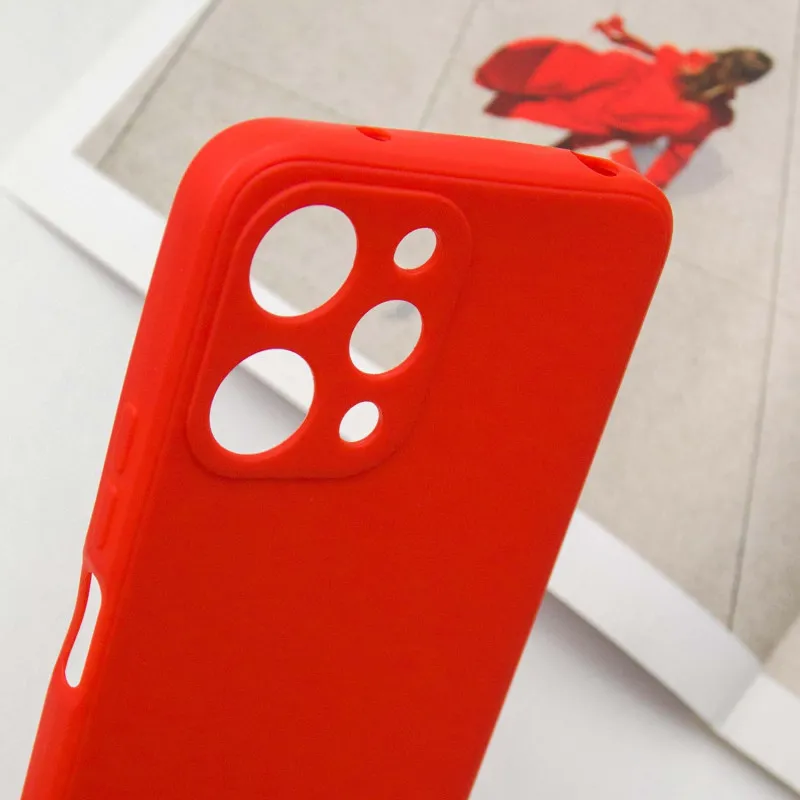 Силіконовий чохол Candy Full Camera для Xiaomi Redmi 12 Червоний / Red — фото 5