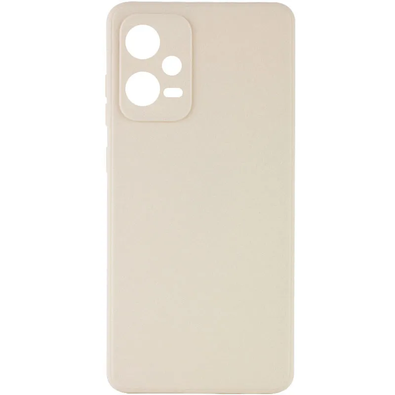 Силіконовий чохол Candy Full Camera для Xiaomi Redmi Note 12 Pro 5G Бежевий / Antique White