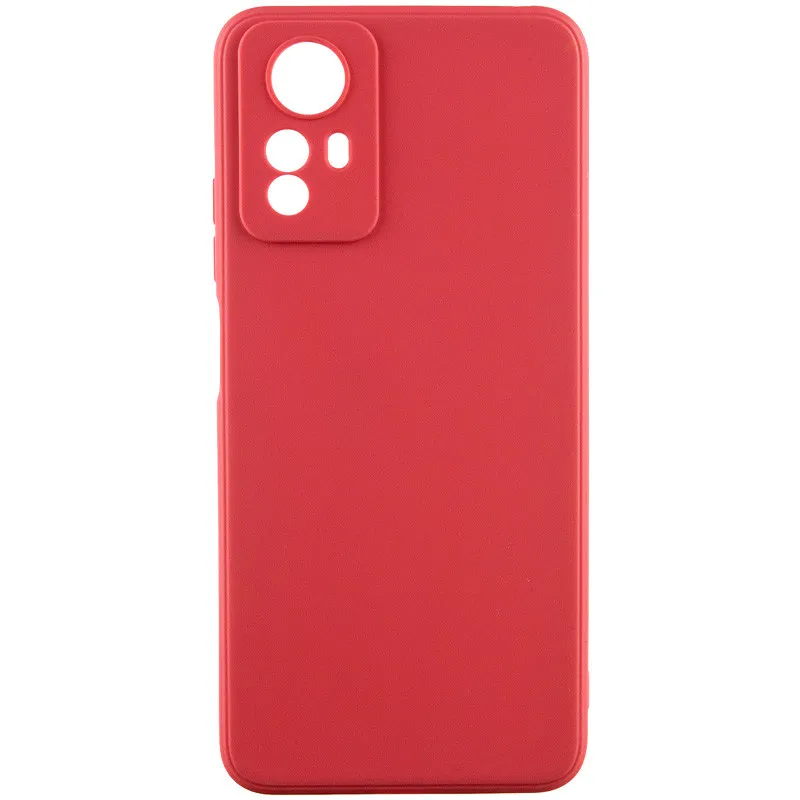 Силіконовий чохол Candy Full Camera для Xiaomi Redmi Note 12S Червоний / Camellia