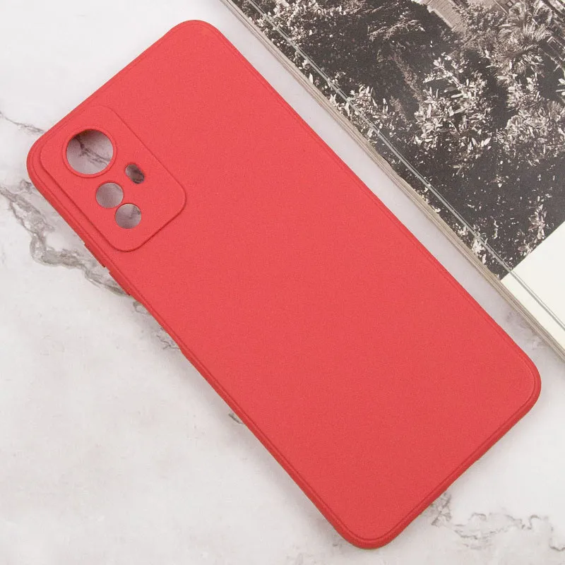 Силіконовий чохол Candy Full Camera для Xiaomi Redmi Note 12S Червоний / Camellia — фото 3