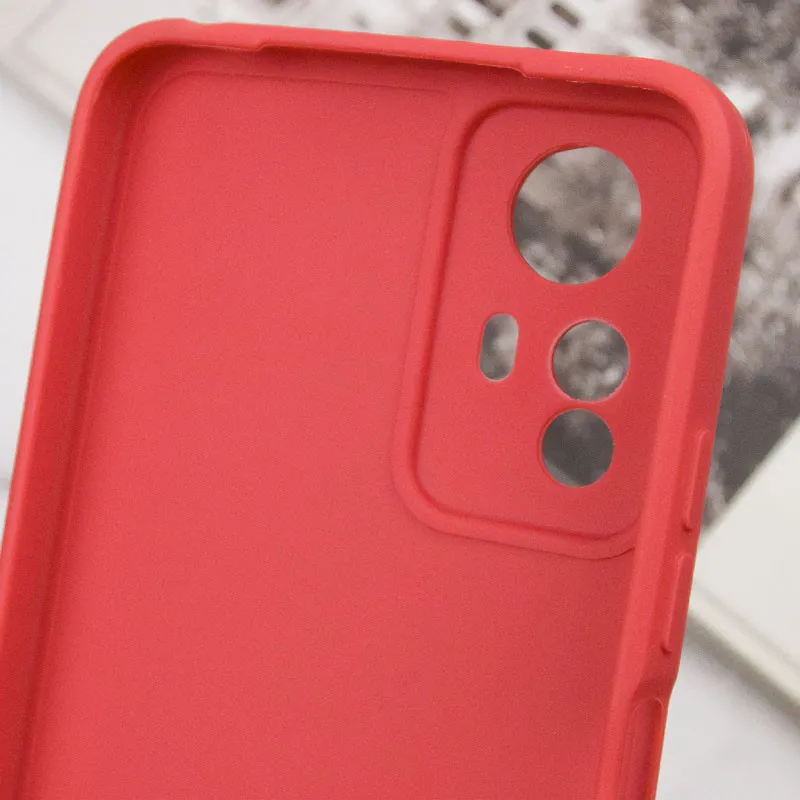 Силіконовий чохол Candy Full Camera для Xiaomi Redmi Note 12S Червоний / Camellia — фото 5