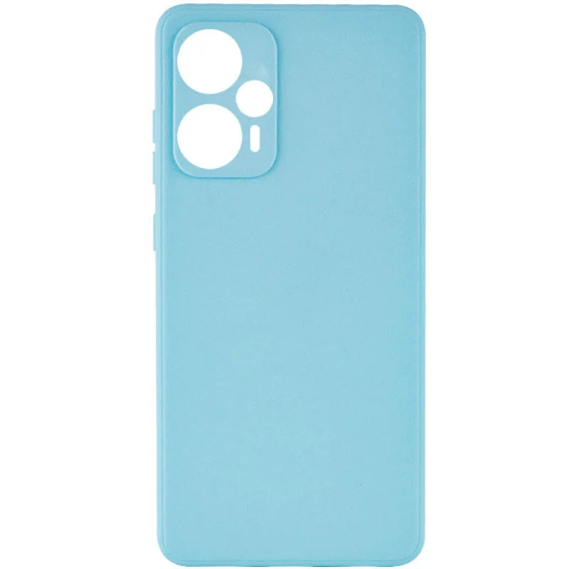 Силіконовий чохол Candy Full Camera для Xiaomi Poco F5 / Note 12 Turbo Бірюзовий / Turquoise
