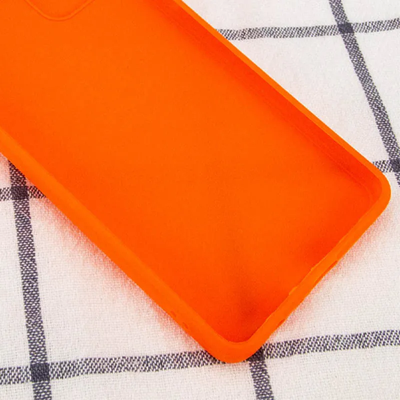 Силіконовий чохол Candy Full Camera для Xiaomi Poco F5 / Note 12 Turbo Помаранчевий / Orange — фото 3