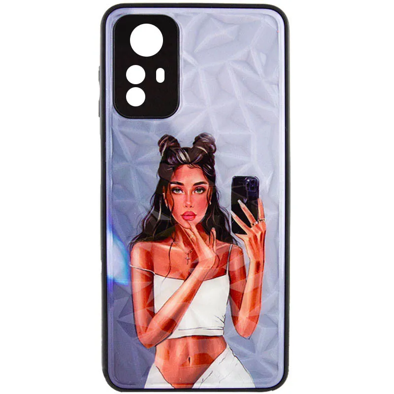 TPU+PC чохол Prisma Ladies для Xiaomi Redmi Note 12S Black in White — фото 3