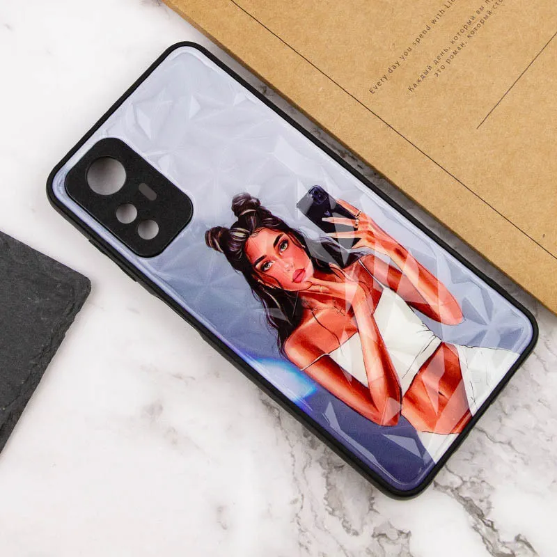 TPU+PC чохол Prisma Ladies для Xiaomi Redmi Note 12S Black in White — фото 4